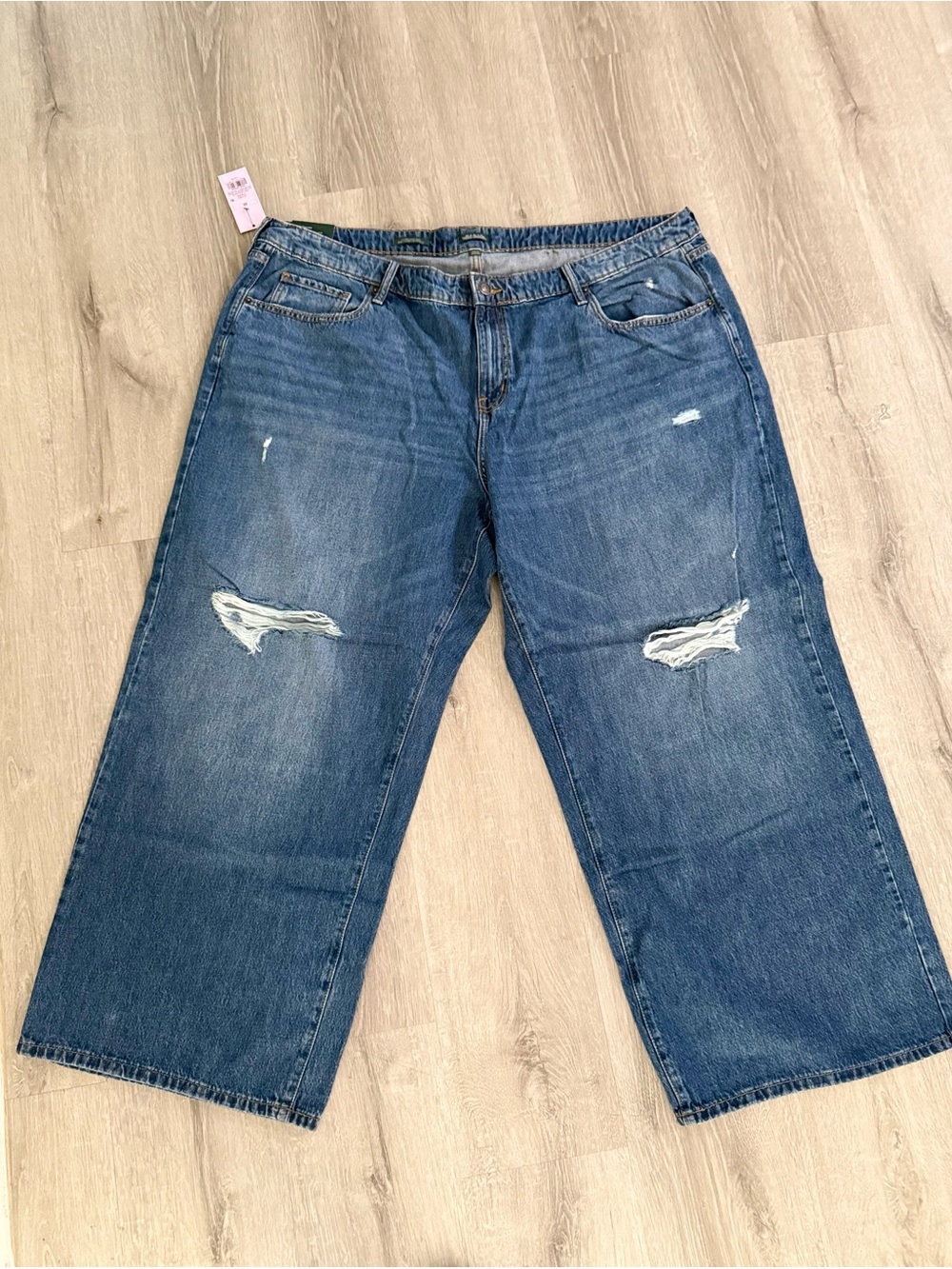 NEW Wild Fable Lowrise Baggy Wide Leg Jeans in Dark Blue - size 22
